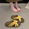 Chinelos Birkenstock Retro com Tiras Cruzadas para Mulheres, Novo Modelo Verão 2026, Sandálias de Praia Antiderrapantes com Solado Grosso