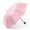 Paraguas para lluvia y sol, manual, unisex, paraguas con protección solar recubierto de negro al 70% de descuento, doble propósito, protección solar, protección UV, gran cantidad en stock