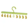 Percha plegable, percha portátil para viajes, gadget para secar ropa, percha con pinza, pinza para ropa multifuncional para el hogar