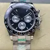 Reloj para Hombre Rolex Daytona Serie 40mm Multifuncional Cronógrafo Incrustado de Diamantes Mecánico Totalmente Automático Aliexpress