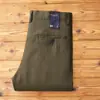 Calça Comprida Nova Estilo Espinha de Peixe Respirável Fina de Verão Calça Reta Solta Casual de Alta Qualidade Tencel Linho para Homens