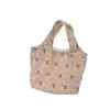 59301 Bolsa Tote de Veludo Cotelê com Estampa de Desenho Animado, para Deslocamento, Escritório, Almoço, Bolsa de Mão, Bolsa para Lancheira, Bolsa de Armazenamento