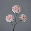 Nuevo Ramo Artificial de Fragancia Oscura de 3 Puntas Arreglo Floral para Sala de Bodas Flor para Guía de Carretera Flor Decorativa para Escenario Comercial