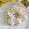 Goma para el pelo Retro Estilo Coreano con Estampado de Leopardo para Mujer, Versátil Nuevo Elástico para el Cabello, Cuerda Grande para Cola de Caballo Baja, Elegante Accesorio para el Cabello