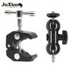Soporte de Mano Mágica Pinza de Cangrejo Soporte de Mano Extraña Soporte Universal Adaptador de Monitor Mandril Clip Soporte de Doble Cabeza