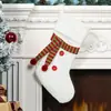 Bolsas de presente de Natal mais vendidas internacionalmente, bolsas de presente de decoração de Natal, sacos de doces, cachecóis, meias de Natal, enfeites de árvore de Natal