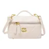 2026 Nuevo Modelo Bolso Pequeño Acolchado Estilo Chanel Bolso de Mujer de Gama Alta de Nicho Bolso Cruzado de Hombro para Dama