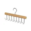 Percha de Madera Gancho de Ola Tirante para Chaleco Ropa Interior Sujetador Hogar Dormitorio Gancho Multifuncional Estante para Almacenamiento de Ropa