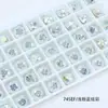 Diamante para Nail Art Dongzhou Autêntico 10mm Quadrado Gordo Fundo Pontiagudo Diamante para Joias DIY Acessórios Diamante de Vidro Colorido Revestido Brilhante Lote