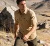 Transfronterizo 2026 Verano Hombres Versátil Elegante Transpirable Color Sólido Camisa Ropa de Trabajo Cuello Alto Camiseta Moderna Venta al por Mayor