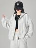 Sudadera Morada con Capucha para Mujer, Nuevo Estilo Otoño Temprano 2025, Versión Coreana Petite, Corte Holgado, Chaqueta Adelgazante, Top Versátil para Otoño e Invierno