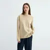 Camiseta básica de manga larga Yutang "Bayer DeRong", amigable con la piel, cómoda, cálida, de cuello redondo, unisex, para otoño e invierno