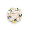 Broche de Perla Mariposa, Diseño de Nicho, Estilo Retro y Elegante, Accesorio Anti-Exposición para Hanfu y Cheongsam, Accesorio del Día Nacional