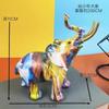Decoração de Ano Novo Elefante Grafitado Casa Luz Luxo Artesanato Transfronteiriço Escritório Sala de Estar Armário de Vinhos Presente de Natal Dia dos Namorados