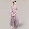 Elegante Vestido de Noche para Banquetes 2026 Nuevo Estilo Verano Adulto Encaje Sudeste Asiático Ebay Vestido Largo para Mujeres