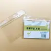 Porta Cartão PVC de Identificação de Trabalho Porta Cartão à Prova d'Água Crachá de Exposição Crachá de Trabalho Porta Cartão Transparente Macio Cordão para Crachá Venda por Atacado de Fábrica