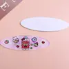 Parche de Pasador Ovalado de Cuadros Dulce y Lindo para el Cabello DIY Accesorio para el Cabello Pinza Lateral para Flecos y Mechones Sueltos