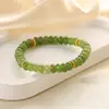 Pulseira de Contas de Ágata e Jade com Design Artístico de Luxo Avançado, Fio Único, Joia, Atacado Transfronteiriço