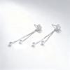 Pendientes de Borla con Forma de Corazón de Alta Gama, Súper Brillantes, Lujosos, Llenos de Diamantes, Pendientes Versátiles para Mujer, Pendientes de Lujo Ligero, Venta al por Mayor de Pendientes