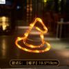 Decoración transfronteriza de Halloween accesorios luminosos ambiente lámpara de succión colgante de monstruo fantasma diseño 2023
