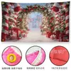Feliz Natal Pano Pendurado de Natal Decoração de Atmosfera Pano Pendurado 2025 Nova Versão Amazon Poliéster Tapeçaria