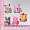 Broche de desenho animado Sanliou acrílico faça você mesmo capa de telefone para meninas crachá feito à mão acessórios de personalidade