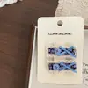 Nuevos pasadores para el pelo, gomas para el pelo, horquillas, pinzas laterales y gomas elásticas infantiles de cuadros, encaje, florales, conejo y corazón.