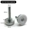 M6 M8 M10 pie ajustable de acero inoxidable para muebles garra cuádruple engrosada tuerca de acoplamiento alfombrilla de suelo para mesa pie elevador de altura