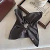 Goma para el pelo de estilo coreano, suave y elegante, con rayas simples, accesorio de moda versátil para coleta, moño, accesorio para el pelo, modelo nuevo