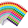 Etiquetas Coloridas de Pontos 19mm Redondas Adesivos em Branco Etiquetas de Marcação para Classificação Identificação por Cores Adesivos Autoadesivos