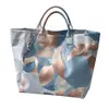 2026 Nuevo Sitio Independiente Transfronterizo Temu Bolso de Mano Impermeable PVC+Lona Portátil de Viaje Bolso de Hombro Bolso Tote