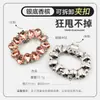 Nuevo Estilo Cristal de Color Gota de Agua Hebilla Cuadrada, Hebilla Elegante para Zapatos, Accesorio Decorativo Desmontable para Zapatos