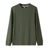 Sudadera térmica de proteína de cachemira de 280 g para hombre y mujer, cálida para otoño e invierno, cuello redondo, manga larga, top casual para parejas