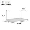 Estante de almacenamiento para lavabo Gabinete de baño Estante de almacenamiento inferior para lavabo Lavabo de baño Colgador inferior Artefacto de baño para inodoro sin perforaciones