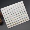 Pegatina de Diamante para la Cara Pegatina para la Cara Diamante Maquillaje de Escenario Maquillaje para Niños Pegatina Joyería para la Cara Diamantes de Imitación Rotos Maquillaje de Ojos Lágrimas de Diamantes Brillantes Taladro