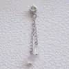Pulseira de Flor Borboleta Banhada a Cobre Prata de Luxo Leve Corrente de Segurança DIY Pingente de Zircônia Borla Micro Embutida Acessórios