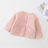 Amu Monkey Chaqueta Acolchada Cálida de Otoño e Invierno para Niñas Coreana Chaqueta de Algodón para Niños de Estilo Coreano Chaqueta de Algodón para Bebé
