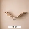 Marco de escalada para gatos con tablero perforado, Plataforma de salto para gatos de madera maciza, Rascador, Cama para gatos, Montaje en pared, Tablero de salto sin taladro, Madera de pino, Antideslizante