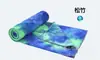 Toalla de Yoga Tie-Dye Personalizada de Fábrica Antideslizante Engrosada con Estampado de Partículas Tela de Fitness Toalla de Yoga Absorbente de Sudor de Microfibra