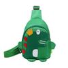 Bolso infantil de dinosaurio, bolso de pecho para niños y niñas, bolso bandolera de moda con dibujos animados, bonito monedero para teléfono móvil.