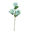 Flor artificial peônia flor artificial peônia decoração de casa fotografia de casamento display de mesa 3 flores de peônia