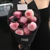 Estilo Minimalista Papel Sólido de Color Grueso y Resistente tipo Papel para Ramilletes de Flores, Papel de Empaque Floral para Floristerías