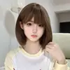 Cómo Criar a una Novia Aburrida: Peluca de Cosplay Estilo Kato Megumi, Bob Corto Dulce de Estudiante de Anime