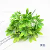 Folhas de árvore de dinheiro pequena de plástico artificial, plantas verdes artificiais para arranjos florais, decorações de parede de plantas, folhas artificiais, flores de plástico, arranjos florais para sala de estar