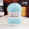 Fio Floco de Neve Lã de Alta Qualidade 3mm Misturado Fio Veludo Neve Agulha de Crochê Tricô à Mão Cachecol Chapéu Material DIY