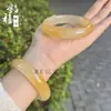 Pulseira de Jade Amarelo Dragão Natural Atacado, Pulseira de Jade Amarelo, Pulseira Cor de Jade, Pulseira Açucarada, Pulseira de Jade de Nicho Osmanthus Brew