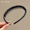 Diadema de Lunares para Mujer 2026 Nuevo Estilo Especial para Lavarse la Cara Diadema Alta para Cráneo con Dientes Pinza para el Cabello Antideslizante Accesorio para el Cabello