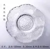 Posavasos de Vidrio Moderno Simple Resistente al Calor Portavasos Aislamiento Hecho a Mano Cristal Transparente Esterilla para Té Accesorios para Juego de Té Ceremonia del Té