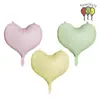 Globos de Aluminio Corazón Melocotón Mate de 20 pulgadas Día de San Valentín Confesión Fiesta de Compromiso Decoración de Cumpleaños Decoración de Escena Venta al por Mayor