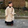 Casaco Infantil Estilo Coreano Gola Corta Vento Top 26 Outono Novo Comércio Exterior Roupas Infantis Atacado 3-8 Anos